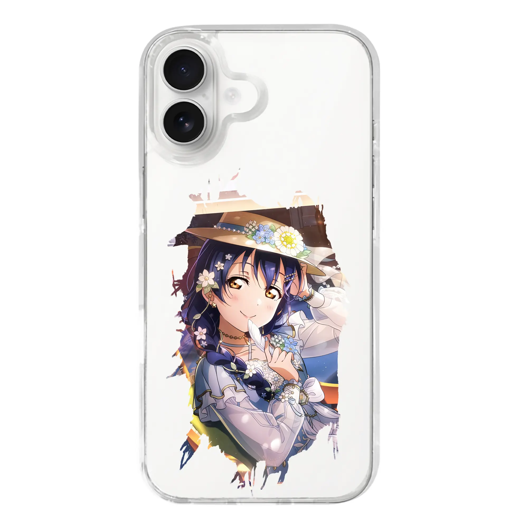 Love Live! グッズ,園田海未 - iPhone 17シリーズ 透明スマホケース – 薄型・耐衝撃・精密フィット保護カバー